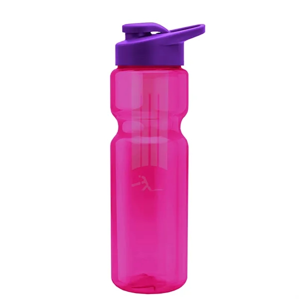 Champion 28 Oz. Transparent Bottle - Drink Thru Lid and Large... from ASI 40480 Koozie Group