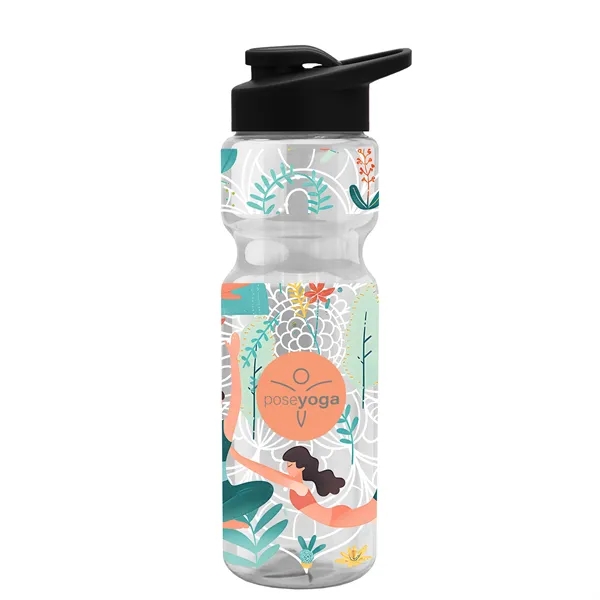 Champion 28 Oz. Transparent Bottle - Drink Thru Lid and Large... from ASI 40480 Koozie Group