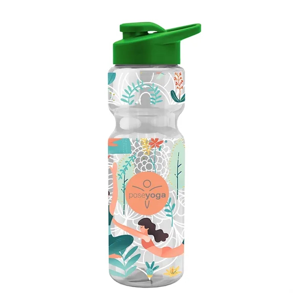 Champion 28 Oz. Transparent Bottle - Drink Thru Lid and Large... from ASI 40480 Koozie Group