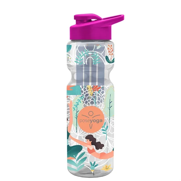 Champion 28 Oz. Transparent Bottle - Drink Thru Lid and Large... from ASI 40480 Koozie Group