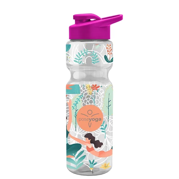 Champion 28 Oz. Transparent Bottle - Drink Thru Lid and Large... from ASI 40480 Koozie Group