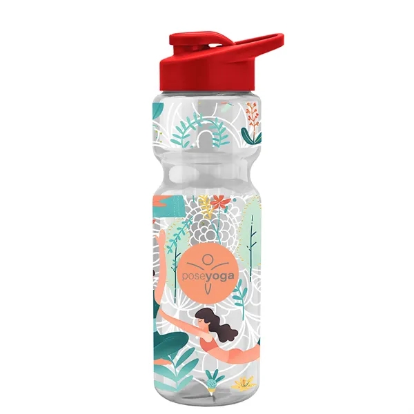 Champion 28 Oz. Transparent Bottle - Drink Thru Lid and Large... from ASI 40480 Koozie Group