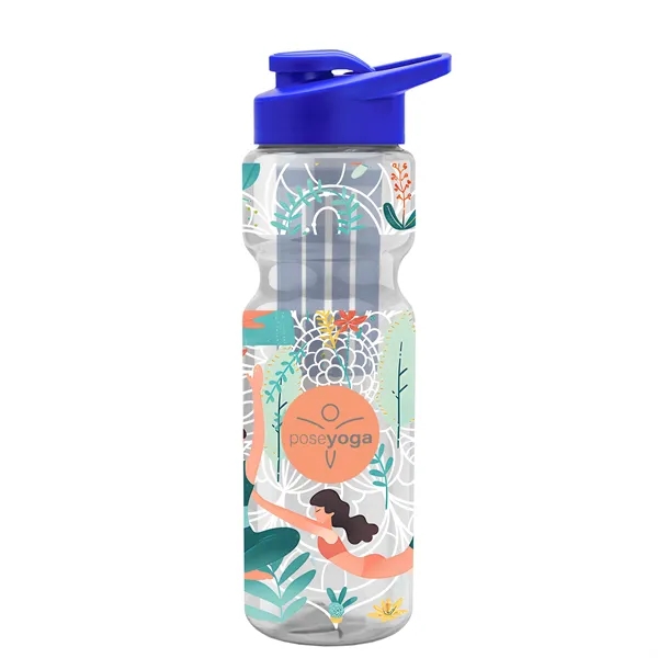 Champion 28 Oz. Transparent Bottle - Drink Thru Lid and Large... from ASI 40480 Koozie Group