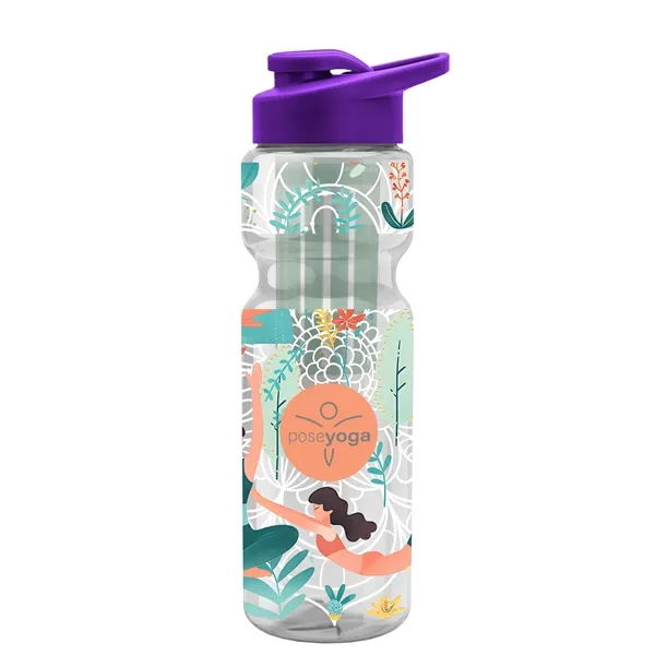 Champion 28 Oz. Transparent Bottle - Drink Thru Lid and Large... from ASI 40480 Koozie Group