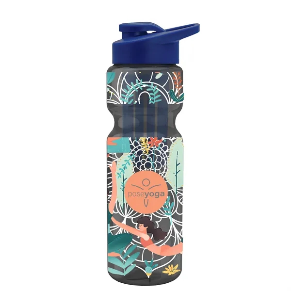 Champion 28 Oz. Transparent Bottle - Drink Thru Lid and Large... from ASI 40480 Koozie Group