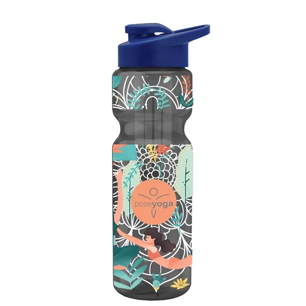 Champion 28 Oz. Transparent Bottle - Drink Thru Lid and Large... from ASI 40480 Koozie Group