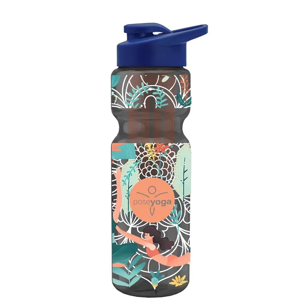 Champion 28 Oz. Transparent Bottle - Drink Thru Lid and Large... from ASI 40480 Koozie Group