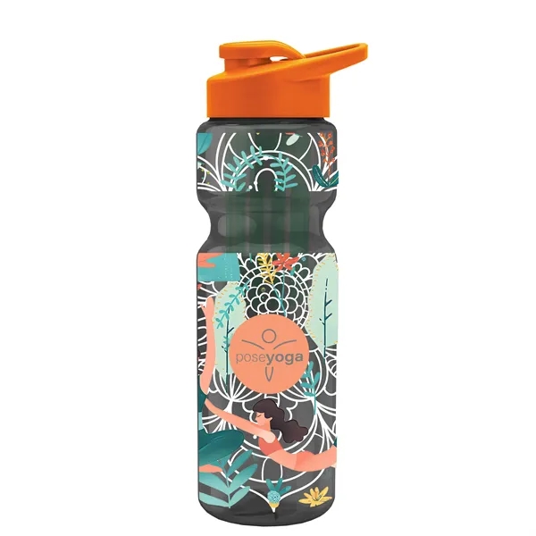 Champion 28 Oz. Transparent Bottle - Drink Thru Lid and Large... from ASI 40480 Koozie Group