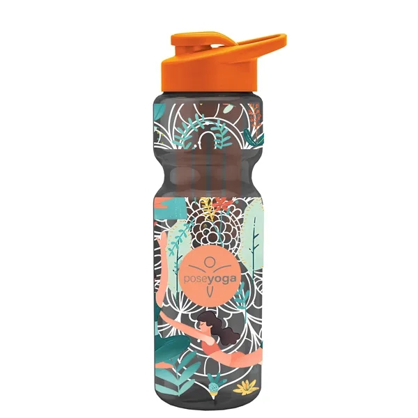 Champion 28 Oz. Transparent Bottle - Drink Thru Lid and Large... from ASI 40480 Koozie Group