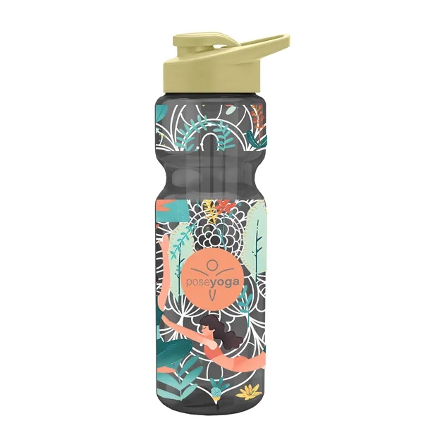 Champion 28 Oz. Transparent Bottle - Drink Thru Lid and Large... from ASI 40480 Koozie Group