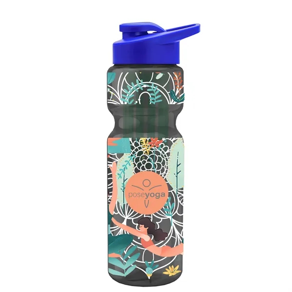 Champion 28 Oz. Transparent Bottle - Drink Thru Lid and Large... from ASI 40480 Koozie Group