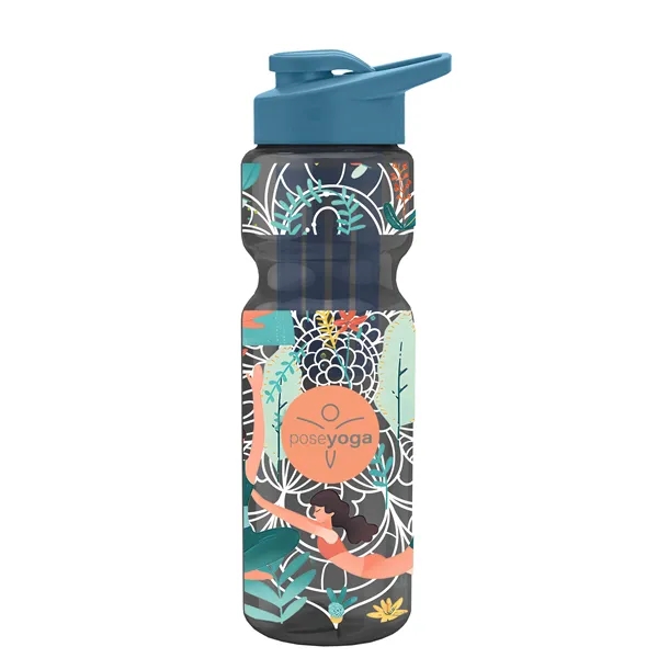 Champion 28 Oz. Transparent Bottle - Drink Thru Lid and Large... from ASI 40480 Koozie Group