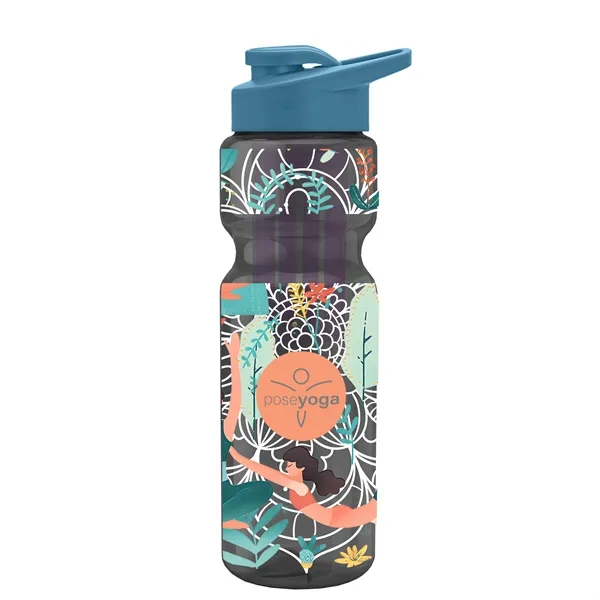 Champion 28 Oz. Transparent Bottle - Drink Thru Lid and Large... from ASI 40480 Koozie Group