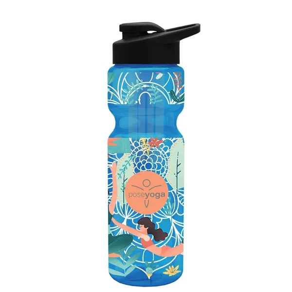 Champion 28 Oz. Transparent Bottle - Drink Thru Lid and Large... from ASI 40480 Koozie Group