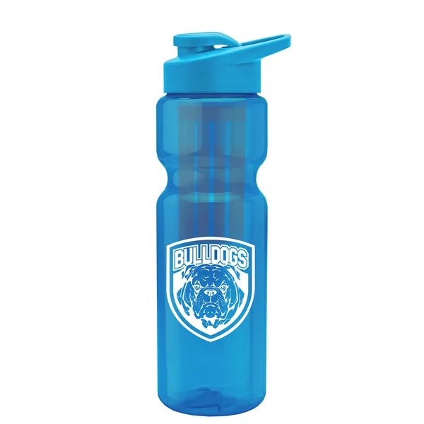 Champion 28 Oz. Transparent Bottle - Drink Thru Lid and Large... from ASI 40480 Koozie Group