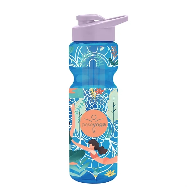 Champion 28 Oz. Transparent Bottle - Drink Thru Lid and Large... from ASI 40480 Koozie Group