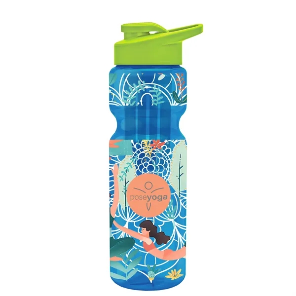 Champion 28 Oz. Transparent Bottle - Drink Thru Lid and Large... from ASI 40480 Koozie Group