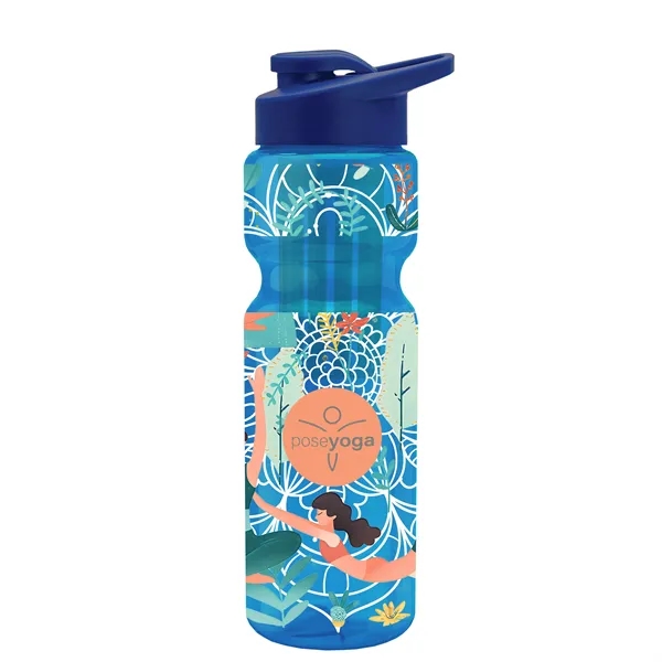 Champion 28 Oz. Transparent Bottle - Drink Thru Lid and Large... from ASI 40480 Koozie Group