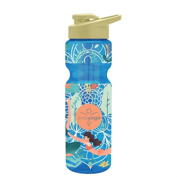 Champion 28 Oz. Transparent Bottle - Drink Thru Lid and Large... from ASI 40480 Koozie Group