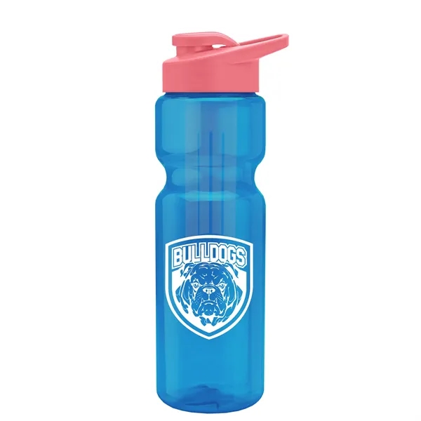 Champion 28 Oz. Transparent Bottle - Drink Thru Lid and Large... from ASI 40480 Koozie Group