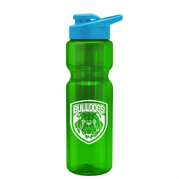 Champion 28 Oz. Transparent Bottle - Drink Thru Lid and Large... from ASI 40480 Koozie Group