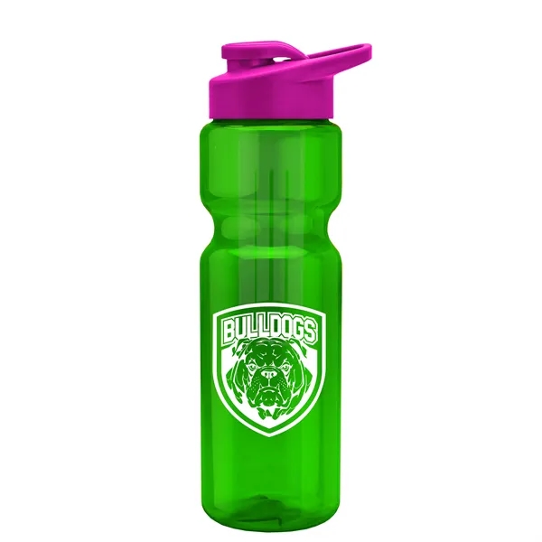Champion 28 Oz. Transparent Bottle - Drink Thru Lid and Large... from ASI 40480 Koozie Group