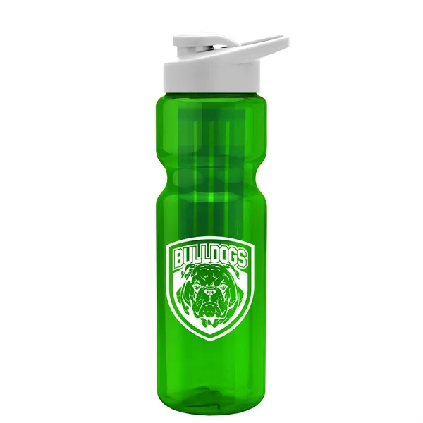 Champion 28 Oz. Transparent Bottle - Drink Thru Lid and Large... from ASI 40480 Koozie Group
