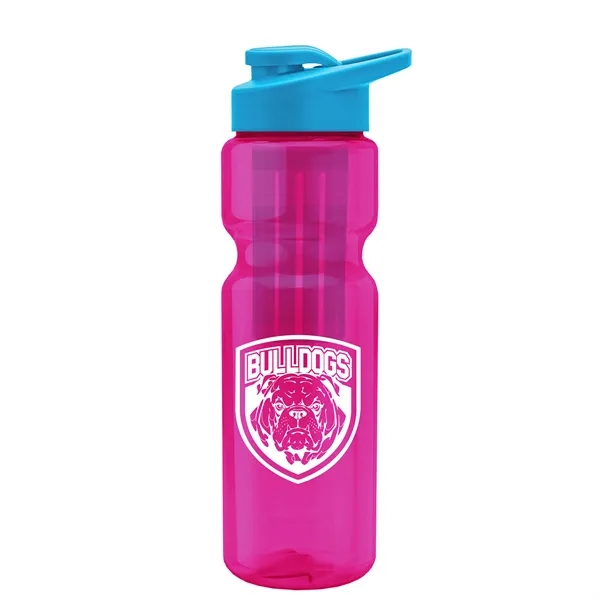 Champion 28 Oz. Transparent Bottle - Drink Thru Lid and Large... from ASI 40480 Koozie Group