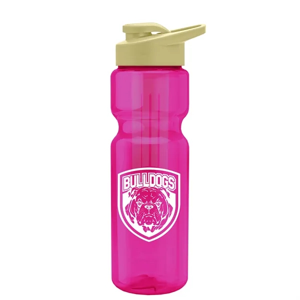Champion 28 Oz. Transparent Bottle - Drink Thru Lid and Large... from ASI 40480 Koozie Group