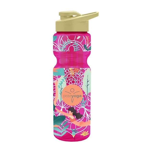 Champion 28 Oz. Transparent Bottle - Drink Thru Lid and Large... from ASI 40480 Koozie Group