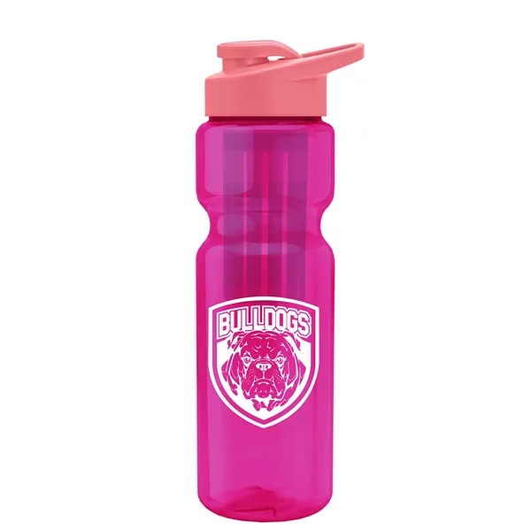 Champion 28 Oz. Transparent Bottle - Drink Thru Lid and Large... from ASI 40480 Koozie Group