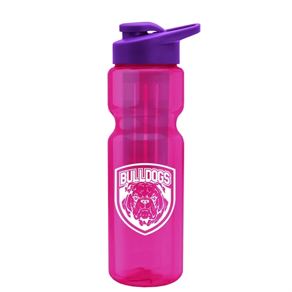 Champion 28 Oz. Transparent Bottle - Drink Thru Lid and Large... from ASI 40480 Koozie Group