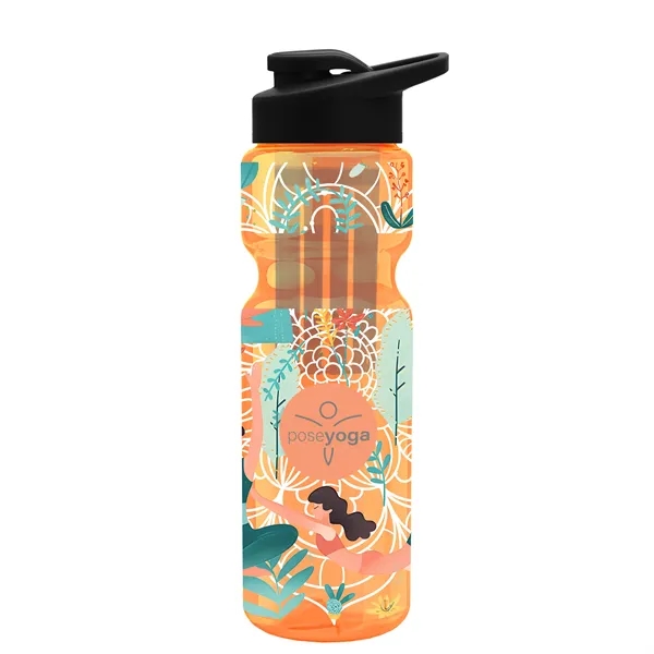 Champion 28 Oz. Transparent Bottle - Drink Thru Lid and Large... from ASI 40480 Koozie Group