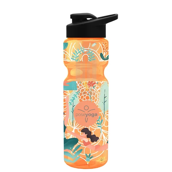 Champion 28 Oz. Transparent Bottle - Drink Thru Lid and Large... from ASI 40480 Koozie Group