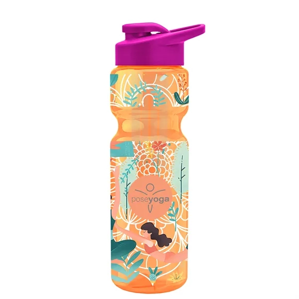 Champion 28 Oz. Transparent Bottle - Drink Thru Lid and Large... from ASI 40480 Koozie Group