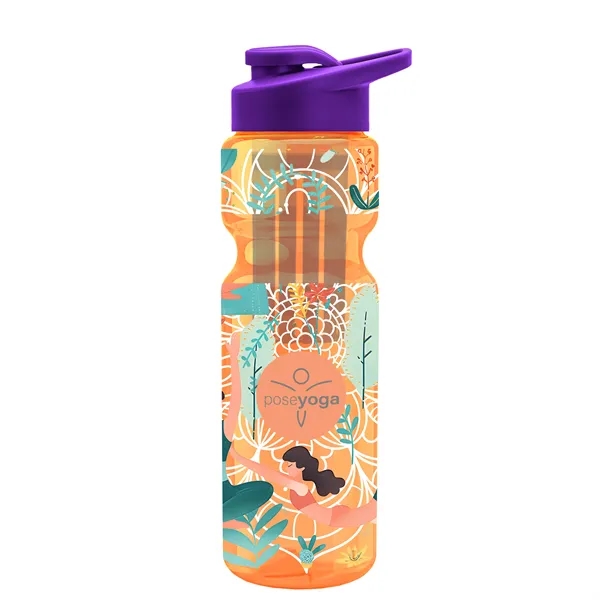 Champion 28 Oz. Transparent Bottle - Drink Thru Lid and Large... from ASI 40480 Koozie Group