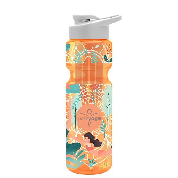 Champion 28 Oz. Transparent Bottle - Drink Thru Lid and Large... from ASI 40480 Koozie Group