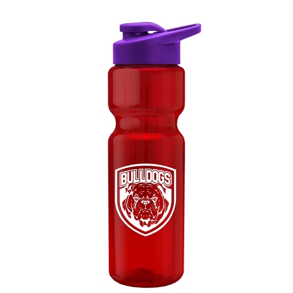 Champion 28 Oz. Transparent Bottle - Drink Thru Lid and Large... from ASI 40480 Koozie Group