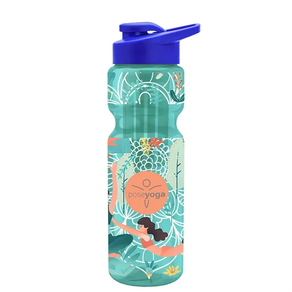 Champion 28 Oz. Transparent Bottle - Drink Thru Lid and Large... from ASI 40480 Koozie Group