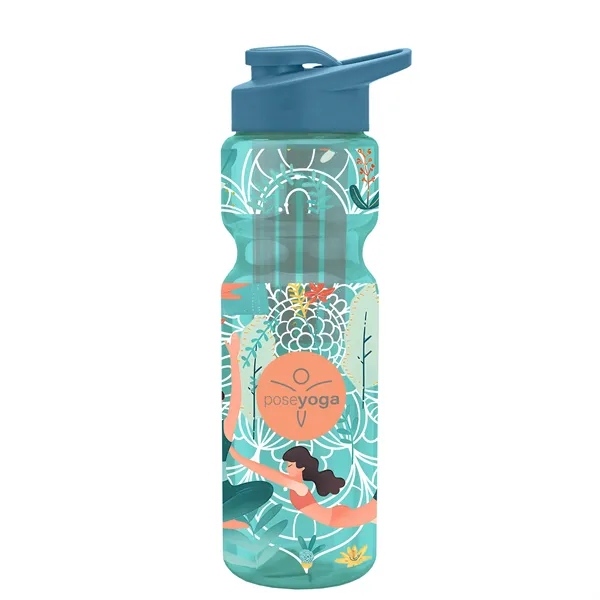 Champion 28 Oz. Transparent Bottle - Drink Thru Lid and Large... from ASI 40480 Koozie Group