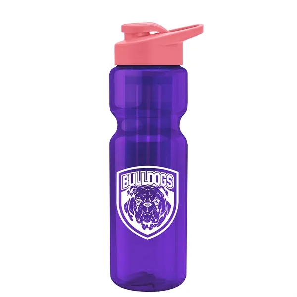 Champion 28 Oz. Transparent Bottle - Drink Thru Lid and Large... from ASI 40480 Koozie Group