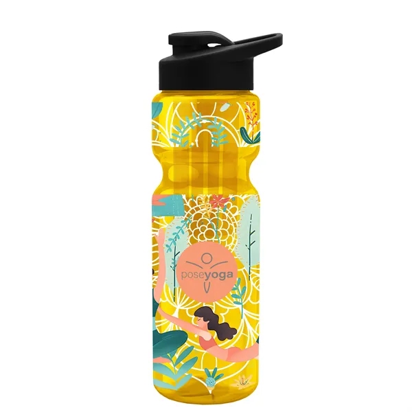 Champion 28 Oz. Transparent Bottle - Drink Thru Lid and Large... from ASI 40480 Koozie Group