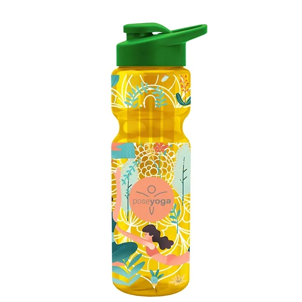 Champion 28 Oz. Transparent Bottle - Drink Thru Lid and Large... from ASI 40480 Koozie Group