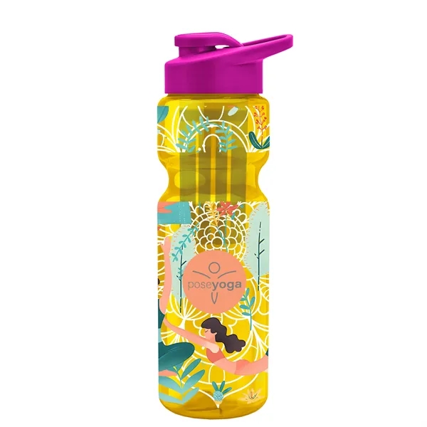 Champion 28 Oz. Transparent Bottle - Drink Thru Lid and Large... from ASI 40480 Koozie Group