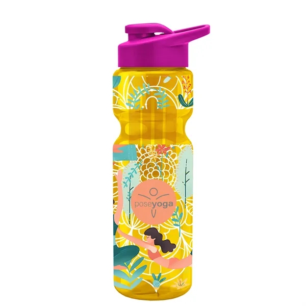 Champion 28 Oz. Transparent Bottle - Drink Thru Lid and Large... from ASI 40480 Koozie Group