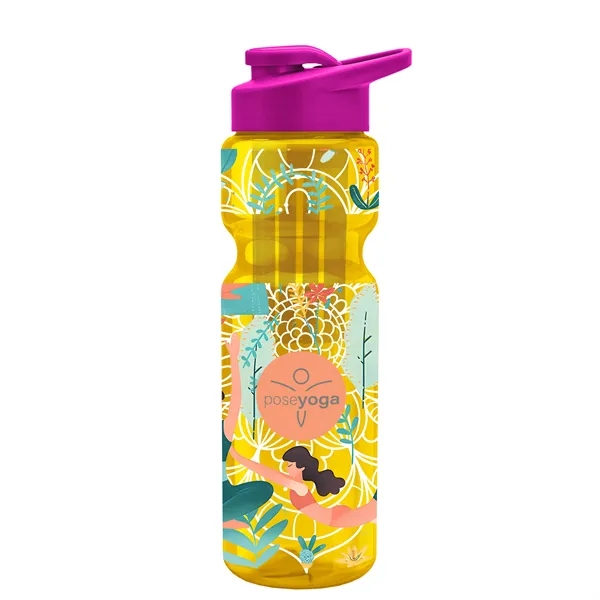 Champion 28 Oz. Transparent Bottle - Drink Thru Lid and Large... from ASI 40480 Koozie Group