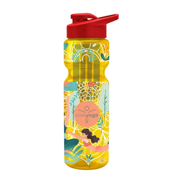 Champion 28 Oz. Transparent Bottle - Drink Thru Lid and Large... from ASI 40480 Koozie Group