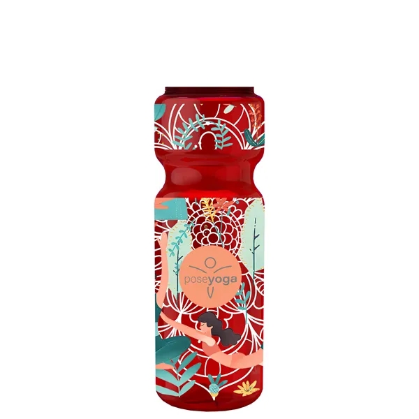 Champion 28 Oz. Transparent Bottle - Drink Thru Lid and Large... from ASI 40480 Koozie Group