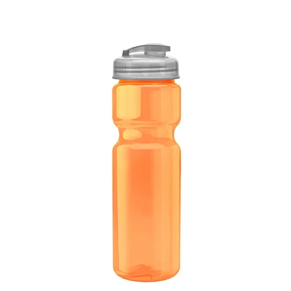 28 oz Transparent Bike Bottle with Flip Top Lid... from ASI 40480 Koozie Group