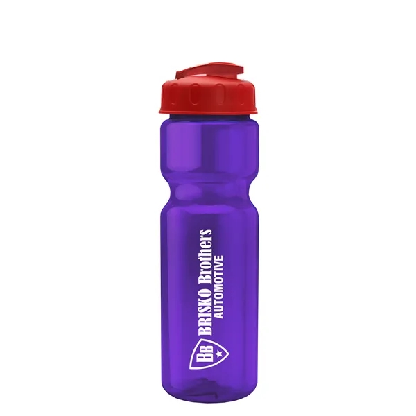 28 oz Transparent Bike Bottle with Flip Top Lid... from ASI 40480 Koozie Group